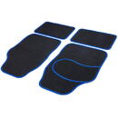 Carguard Set covorase auto textile universale Carguard 64 x 44 cm | 44 x 29 cm - negru - albastru