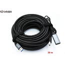 Cablu activ USB 3.0 de extensie AM/AF, Infobit iCable-USB-ACC20, 5Gbps, 20 m