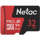 NETAC Card de memorie Netac P500 Extreme Pro MicroSDXC 32GB V10/A1/C10 up to 100MB/s NT02P500PRO-032G-R