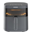 Heinner Friteuza cu aer cald  HAF-B6GRY17LG 1700 W, 5.7 l, Display Digital, Fereastra supraveghere, Lumina interna, 8 programe Gri