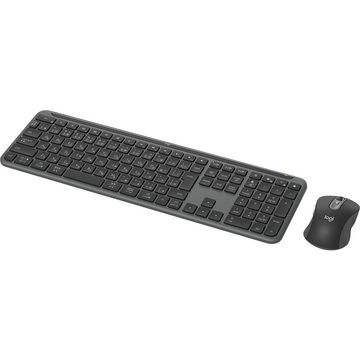 Tastatura Logitech MK950, Bluetooh, Layout US + Mouse Optic, Wirelees, Negru