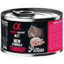 ALPHA SPIRIT Hrana umeda Premium pentru pisica Alpha Spirit, cu curcan, 200 g