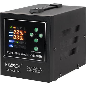 UPS CENTRALE TERMICE SINUS PUR 800VA/500W 12V KEMOT