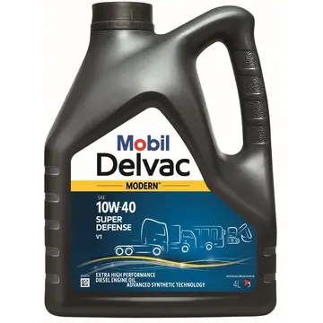 MOBIL 1 Ulei motor Delvac Modern 10W40 Super Defense V1 4L Renault  RXD, MAN M 3277, MB 228.5/ 235.27 MTU 3, Scania LDF-3/LDF-2, ZF TE-ML 04C, Cummins CES 20072, ACEA E7/E4, API CF