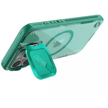 Husa Husa pentru iPhone 16 Pro - Nillkin Iceblade Prop Magnetic (without Camera Cutout) - Green