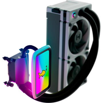 HYTE Q60 THICC 240mm AIO, water cooling (black/white)