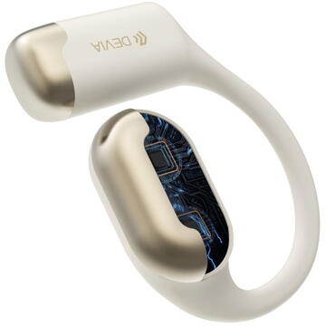 Devia DVCBWOP1B, Autonomie 10 ore, Bluetooth 5.3, Bej