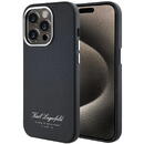 Husa iPhone 15 Pro Max - Karl Lagerfeld Hardcase Leather Hotel (KLHCP15XPGWCMKHK) - RSG