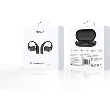Devia Casti Bluetooth Wireless Open-Ear OWS Lite1 Negru