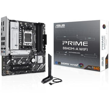 Placa de baza ASUS PRIME B840M-A WIFI Socket AM5 micro ATX