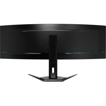 Monitor LED Gigabyte Dis 49 GBT AORUS CO49DQ DQHD 144hz OLED 49inch 5120x1440 0.03ms GTG Negru