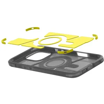 Husa Spigen Tough Armor MagSafe, frost black - iPhone 16 Pro Max