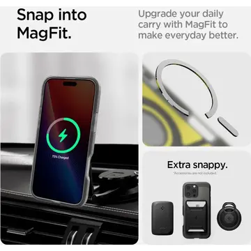 Husa Spigen Tough Armor MagSafe, frost black - iPhone 16 Pro Max