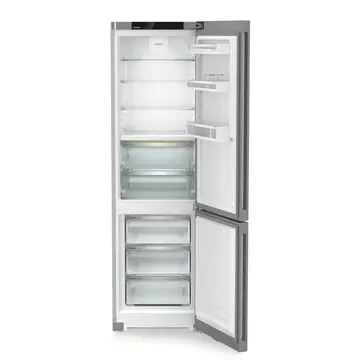 Combine frigorifice LIEBHERR CBNsdc 573i NoFrost, BioFresh, 60 cm, 360 l, SmartDeviceBox integrat, Sertar Meat & Dairy, SuperCool, Clasa C, SmartSteel