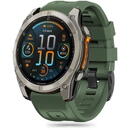Tech-Protect Silicone Strap Garmin Fenix 5X / 5X Plus / 6X / 6X Pro / 7X / 8 (51 mm) – Army Green