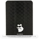 Husa pentru iPad Air 13 (2024) - Karl Lagerfeld Saffiano Magnetic Karl &Choupette (KLFC13RM24SAKCK) - Black