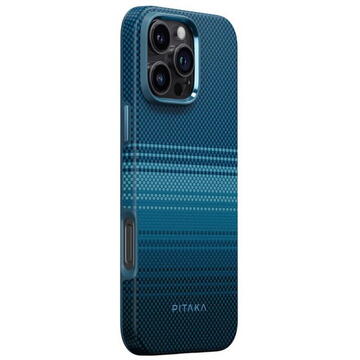 Husa Husa Pitaka MagEZ Pro, Military Grade, pentru iPhone 16 Pro, MagSafe, Moonrise