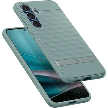 Husa SPIGEN Husă MagSafe „Parallax MagFit” pentru Samsung Galaxy S25 Plus – verde