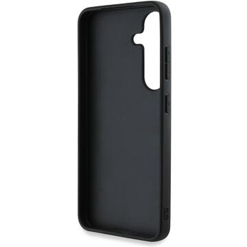 Husa Husa pentru Samsung Galaxy S25 Plus - Guess Hardcase 4G Grained Big and Classic Logo (GUHCS25MPGT4MBK) - Black