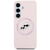 Husa Husa pentru Samsung Galaxy S25 - Karl Lagerfeld Silicone Double Heads (KLHMS25SSKCHTCP) - Pink