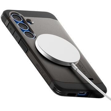 Husa SPIGEN Husa pentru Samsung Galaxy S25 - Tough Armor MagSafe - Gunmetal