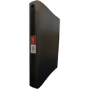 Optima Caiet mecanic 4 inele - D16mm, coperti flexibile PP, Optima Flex - negru transparent