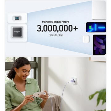Incarcator de retea Anker 511 Nano 3 30W USB-C, PowerIQ 3.0, PPS Alb