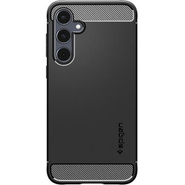 Husa Husa pentru Samsung Galaxy A55 5G, Spigen, Rugged Armor, Neagra ACS07500