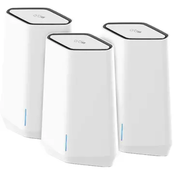 Router wireless Netgear ORBI Pro WiFi 6 AX5400 (Router/2 Extender) Alb
