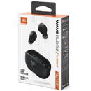 JBL Wave Buds 2, 10 ore,  Bluetooth 5.3, Negru
