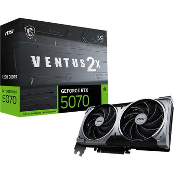 Placa video MSI RTX5070 Ventus 2X OC 12GB GDDR  HDMI 3xDP