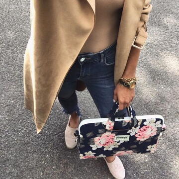 Husa CANVASLIFE BRIEFCASE LAPTOP 15-16 BLUE CAMELLIA