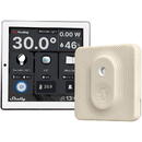Set Shelly Wall Display Control Panel (white) + BLU H&T Ivory
