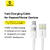 Cablu de Date cu Afisaj Digital, USB la Type-C, 100W, 1m - Baseus Display 2 (P10382701211-00) - Moon White