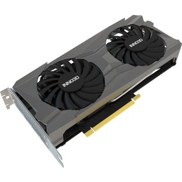 Placa video INNO3D GeForce RTX 3050 TWIN X2, graphics card (Lite Hash Rate, 1x DisplayPort, 1x HDMI 2.1)