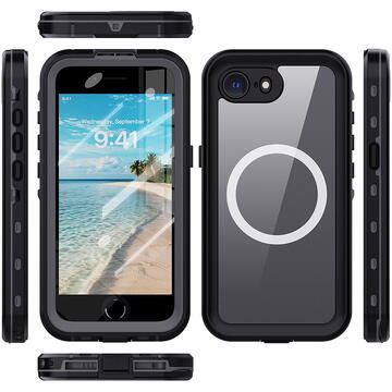 Husa Husa pentru iPhone 16e - ShellBox Waterproof IP68 Case - Black