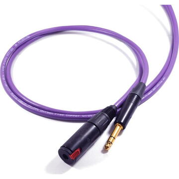 Kabel Melodika Jack 6.3mm  - Jack 6.3mm 15m fioletowy