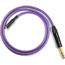 Kabel Melodika Jack 3.5mm - Jack 6.3mm 0.2m fioletowy