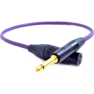 Kabel Melodika Jack 6.3mm - XLR 6m fioletowy