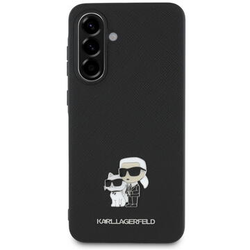 Husa Husa pentru Samsung Galaxy A36 5G - Karl Lagerfeld Saffiano (KLHCSA36PSAKCMPK) - Karl&Choupette Metal Pin