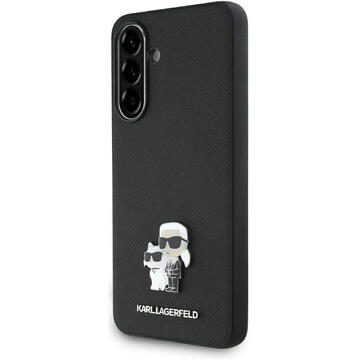 Husa Husa pentru Samsung Galaxy A36 5G - Karl Lagerfeld Saffiano (KLHCSA36PSAKCMPK) - Karl&Choupette Metal Pin