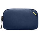 Tomtoc Geanta Accesorii cu 2 Buzunare Interioare, din PET Reciclat - Tomtoc (A13P1B2) - Navy Blue