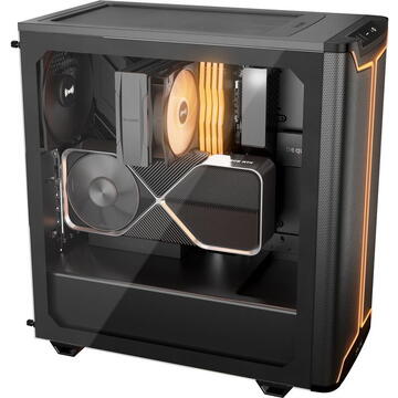 Carcasa Be Quiet CABQBGW76, Fara sursa, MiddleTower, Negru