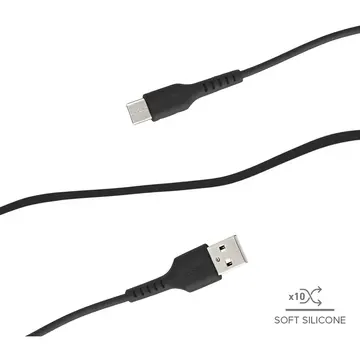 SBS TECABLEMICRO2K USB-A - Micro-USB Cable 2 m - Black
