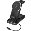 STATIE INCARCARE USB-C LOGILINK pt. Apple MagSafe, 4-in-1 wireless, incarca 4 echip. in acelasi timp, 20.5W, prot. supracurent/ supratensiune/ suprasarcina/ , negru, 