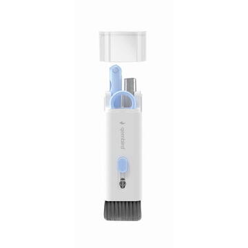 KIT curatare universal 7-in-1 GEMBIRD, 1 solutie curatare, pensula, servetel microfibra, extractor taste, burete, perie, instr. cu varf de silicon pt. curatare casti, "CK-LCD-07"