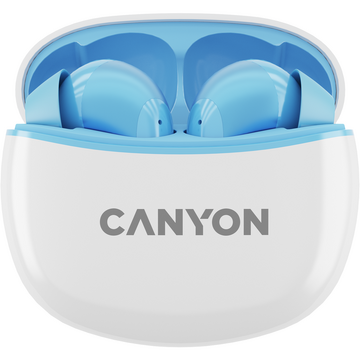 Canyon CNS-TWS5BL, In-Ear, BT 5.3, TWS, Alb-Albastru