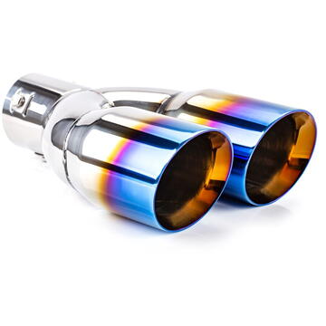 Capăt tobă de eșapament din oțel inoxidabil MT 022BLC, aprins, AMIO-02354