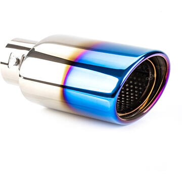 Capăt tobă de eșapament din oțel inoxidabil MT 023BLC, aprins, AMIO-02356