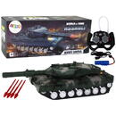 Lean Toys Tanc RC cu telecomandă, camuflaj verde